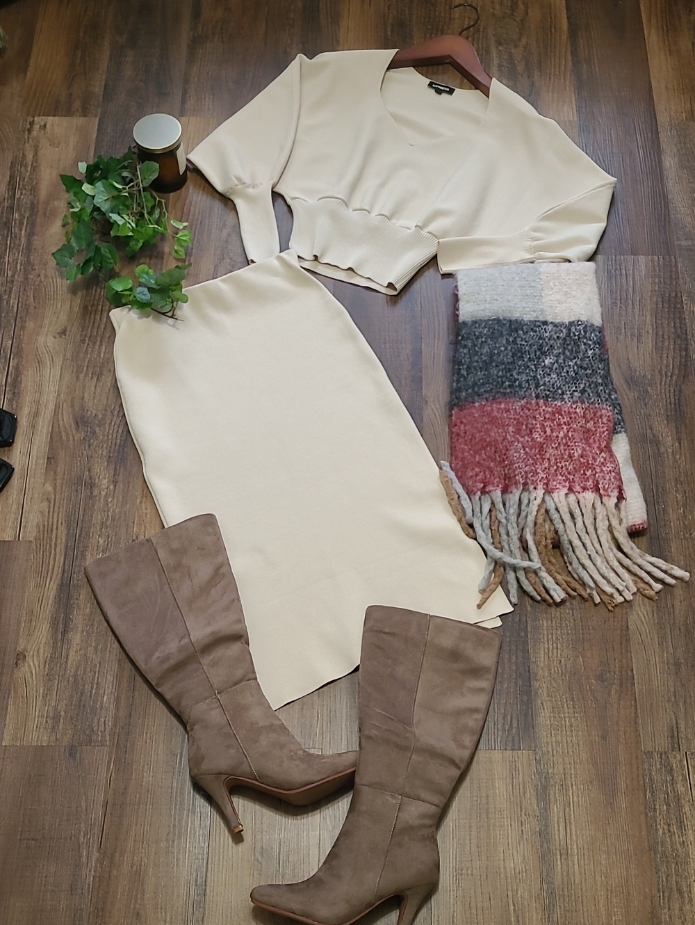 Stunning Knit Top and Skirt Set XS Top and S Skirt
